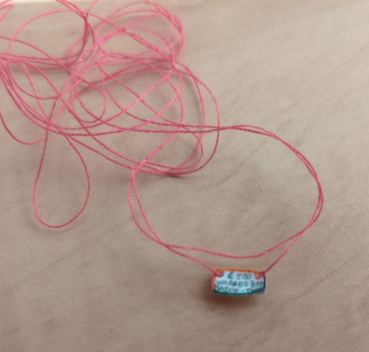 A tiny cheque with a huge value